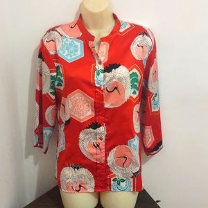 Asian Inspired Blouse/must bundle with 2 other items